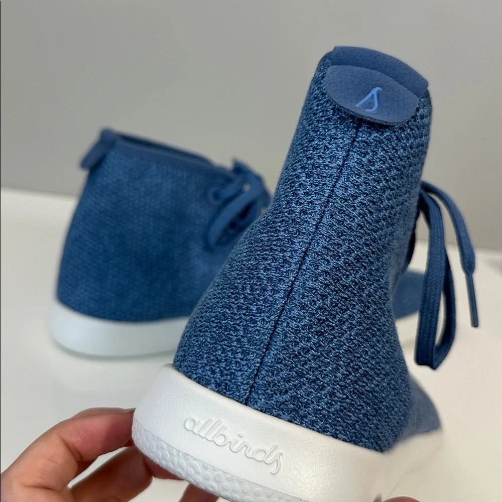 Allbirds Men’s Tree Toppers Nikau Saphire (White‎ Sole) Size 10